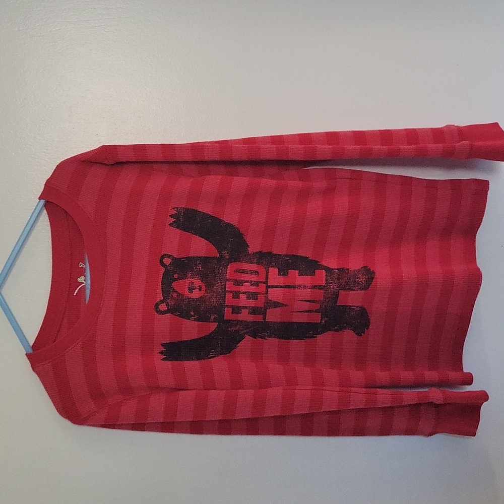 No longer available Donated to fire family victims. Long Sleeve Stripped  Shirt